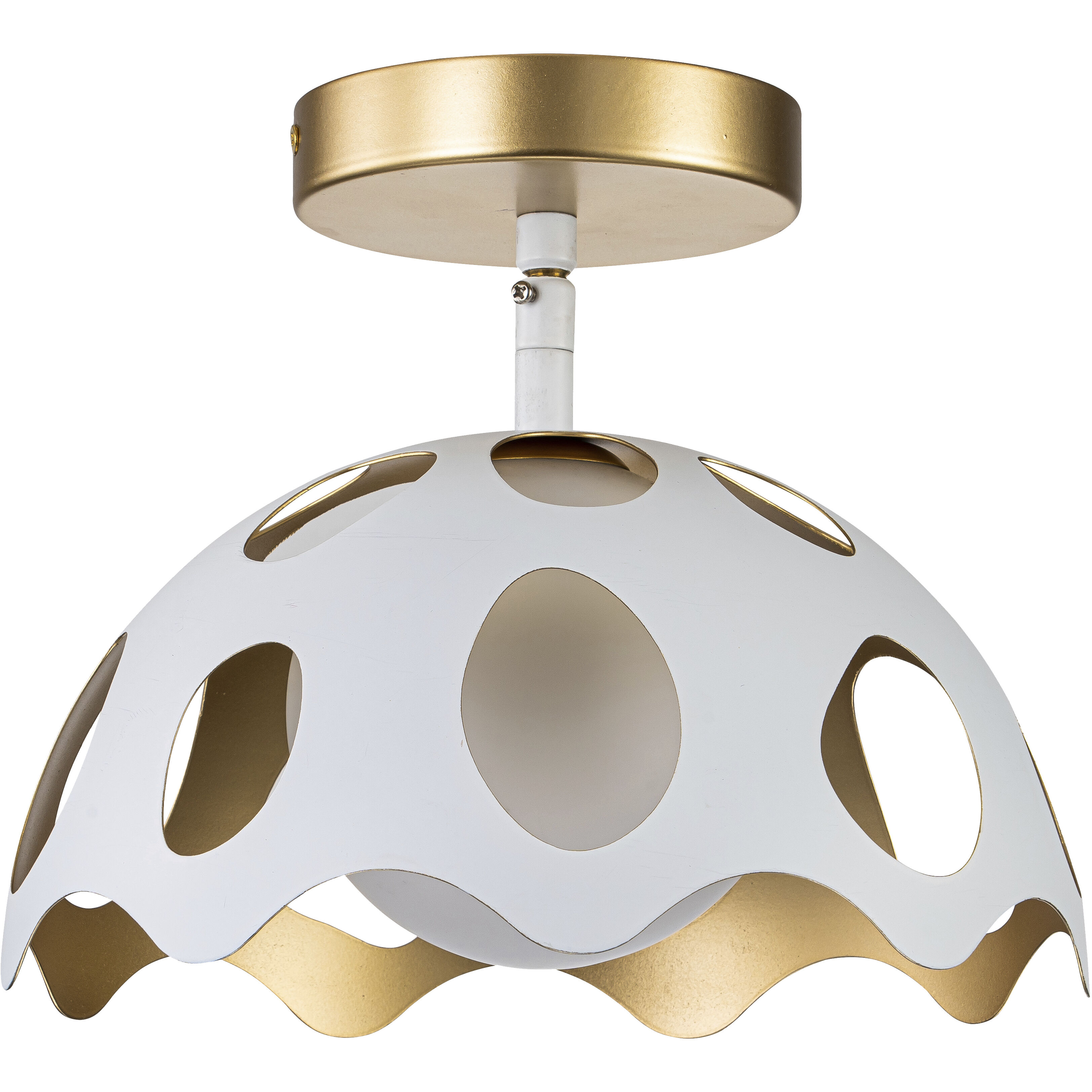 Pebbles 1 Light 10 inch White Mini Pendant Ceiling Light